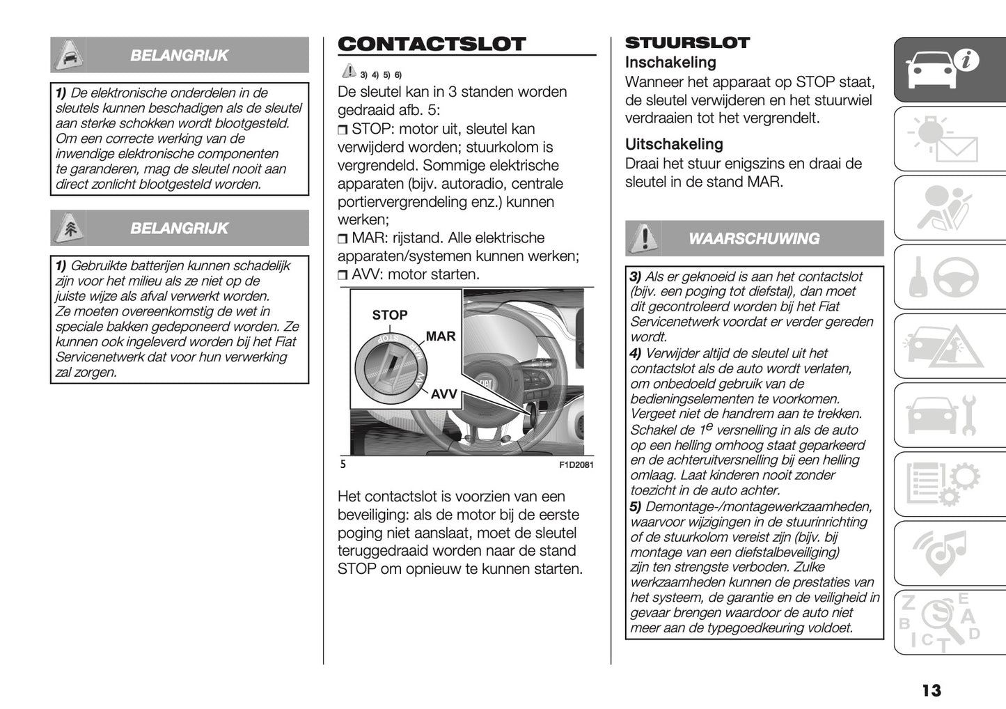 2024-2025 Fiat Panda/Pandina Owner's Manual | Dutch