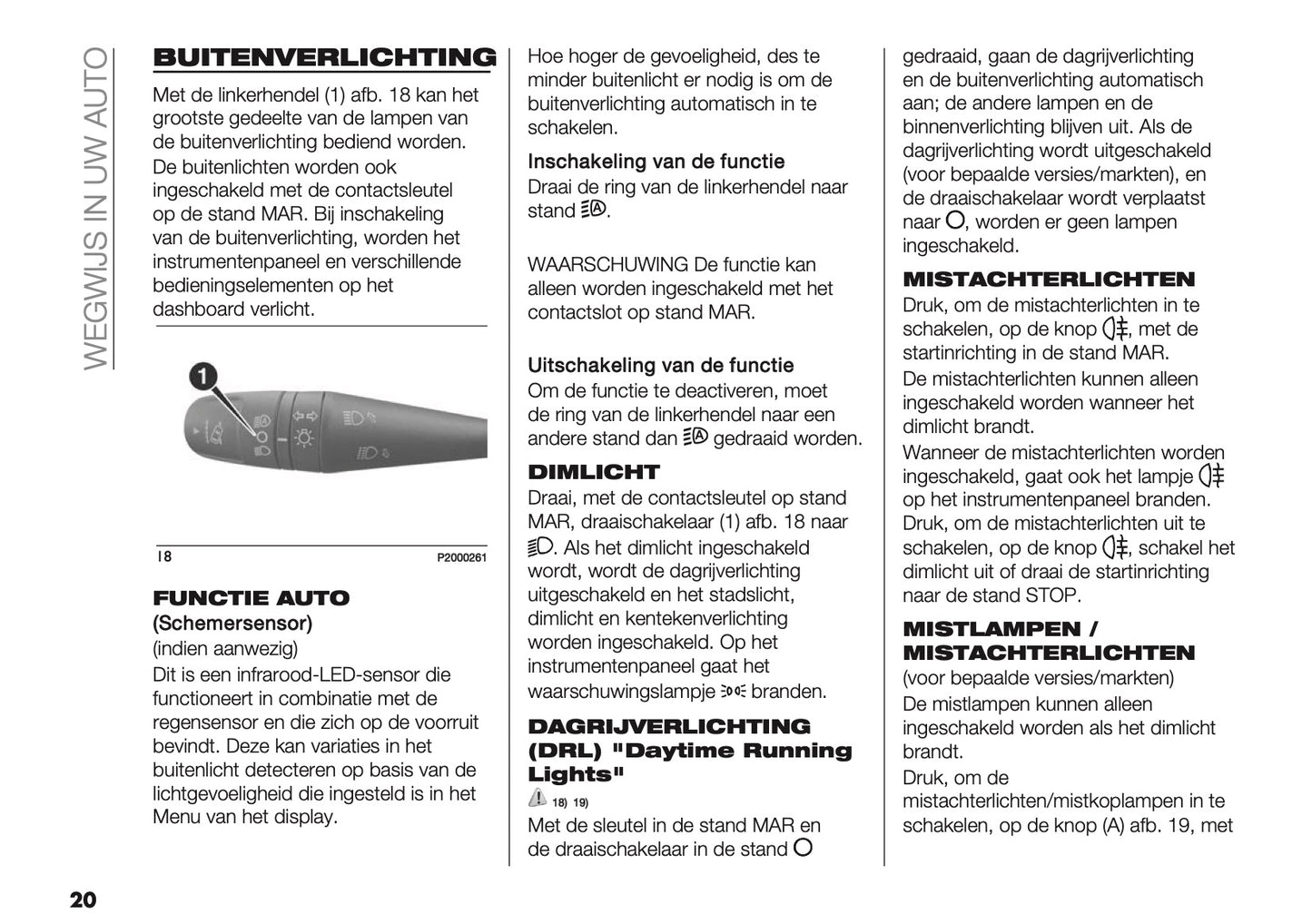 2024-2025 Fiat Panda/Pandina Owner's Manual | Dutch