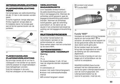 2024-2025 Fiat Panda/Pandina Owner's Manual | Dutch