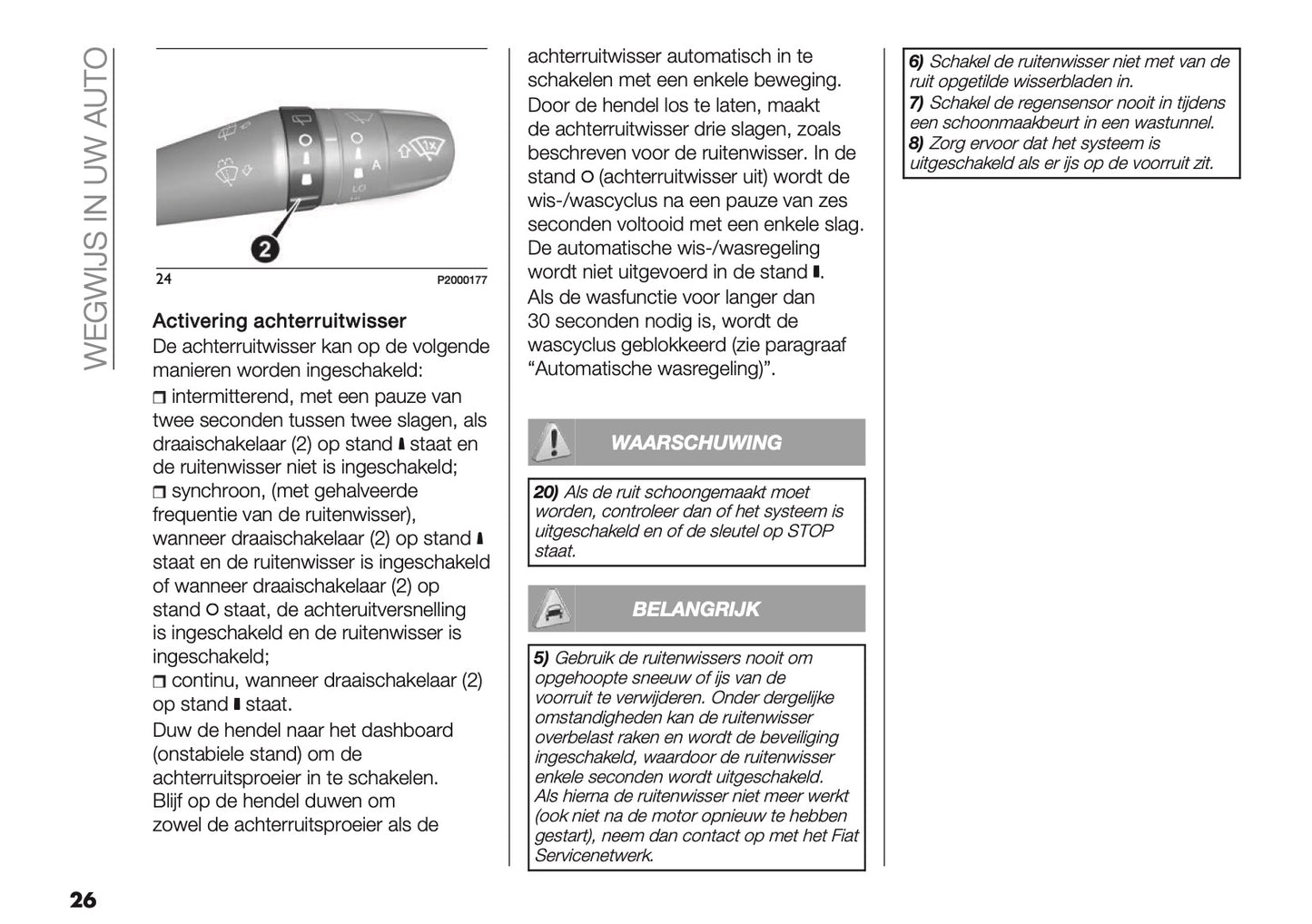 2024-2025 Fiat Panda/Pandina Owner's Manual | Dutch