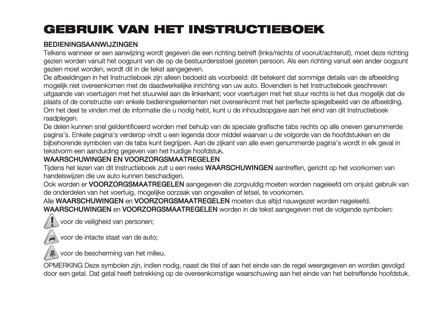 2024-2025 Fiat Panda/Pandina Owner's Manual | Dutch