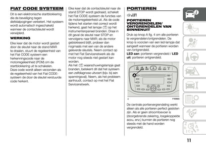 2017 Fiat Punto Easy Owner's Manual | Dutch