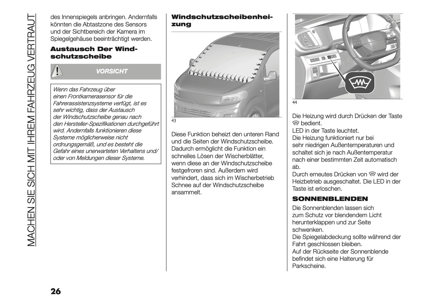 2026 Fiat Scudo/Ulysse Owner's Manual | German