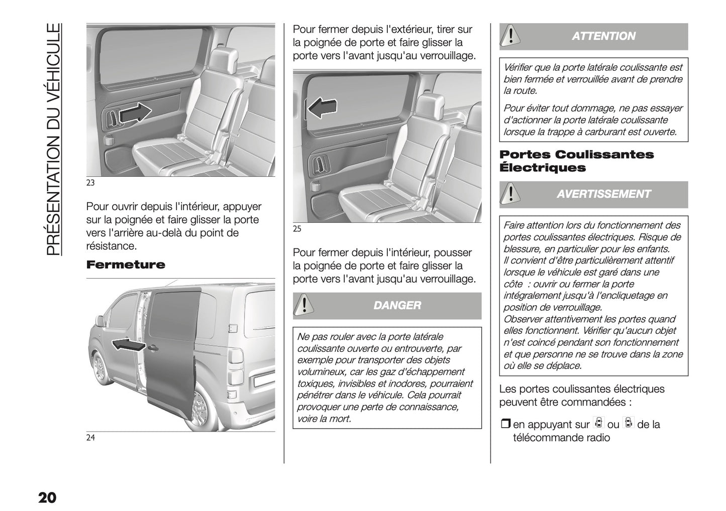 2025 Fiat Scudo/Ulysse Owner's Manual | French