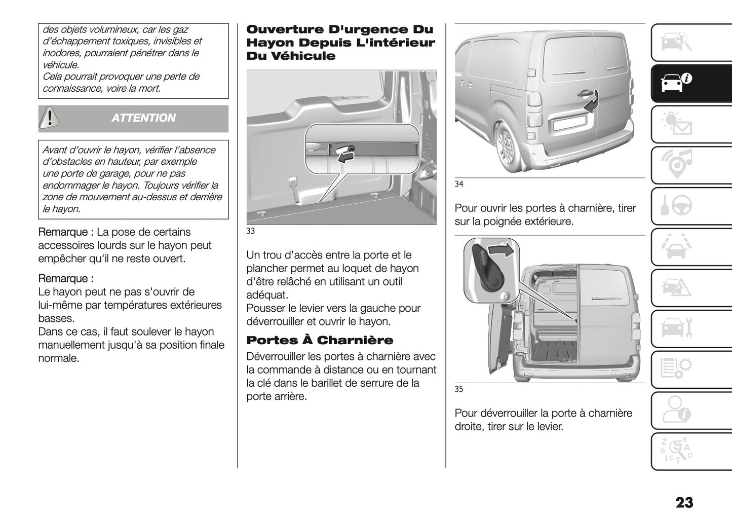 2025 Fiat Scudo/Ulysse Owner's Manual | French