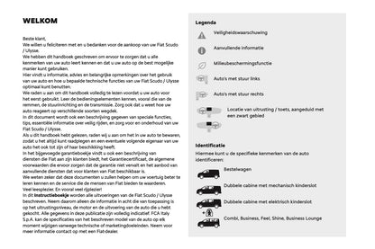 2023-2025 Fiat Scudo/E-Scudo Ulysse/E-Ulysse Gebruikershandleiding | Nederlands