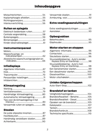 2014-2015 Ford B-Max Gebruikershandleiding | Nederlands