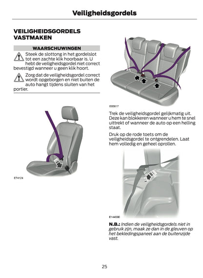2014-2015 Ford B-Max Gebruikershandleiding | Nederlands