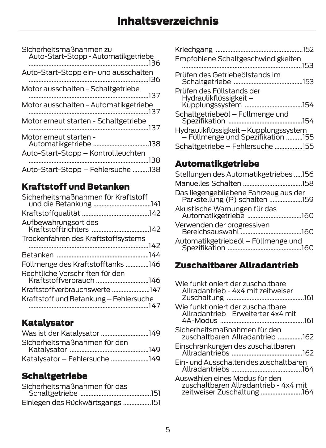 2024-2025 Ford Bronco Owner's Manual | German