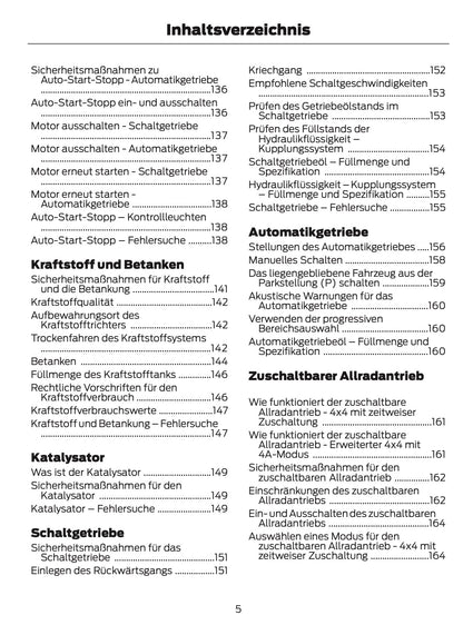 2024-2025 Ford Bronco Owner's Manual | German