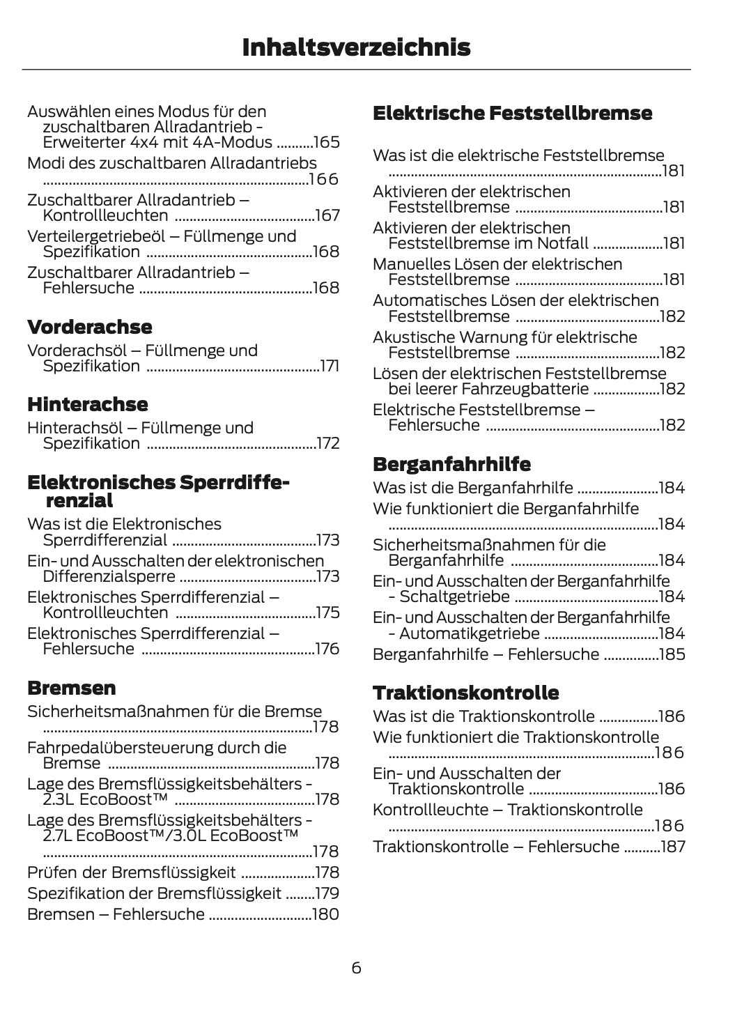 2024-2025 Ford Bronco Owner's Manual | German