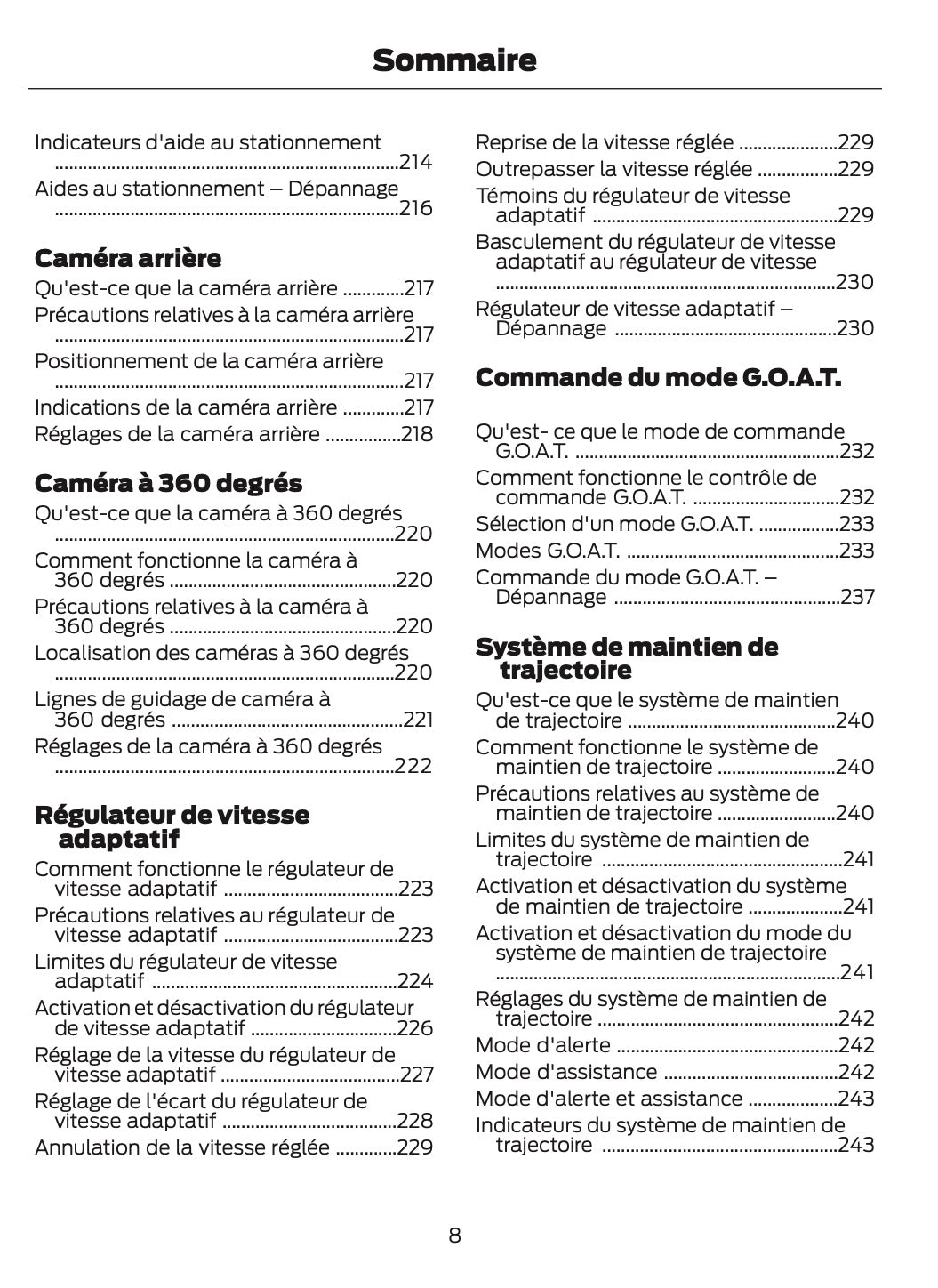 2024-2025 Ford Bronco Owner's Manual | French