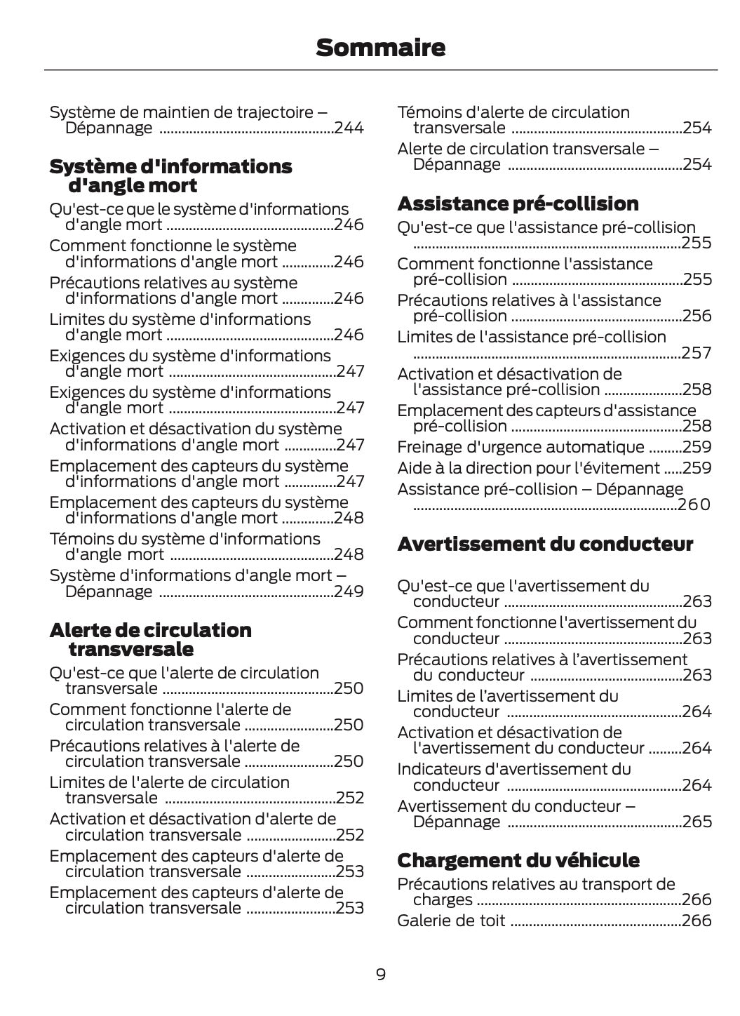 2024-2025 Ford Bronco Owner's Manual | French