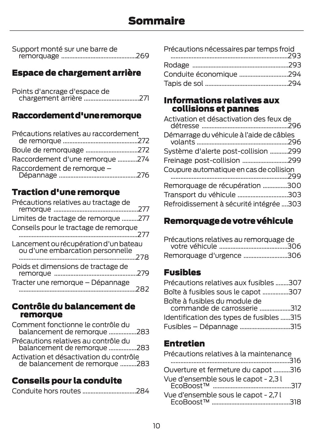 2024-2025 Ford Bronco Owner's Manual | French