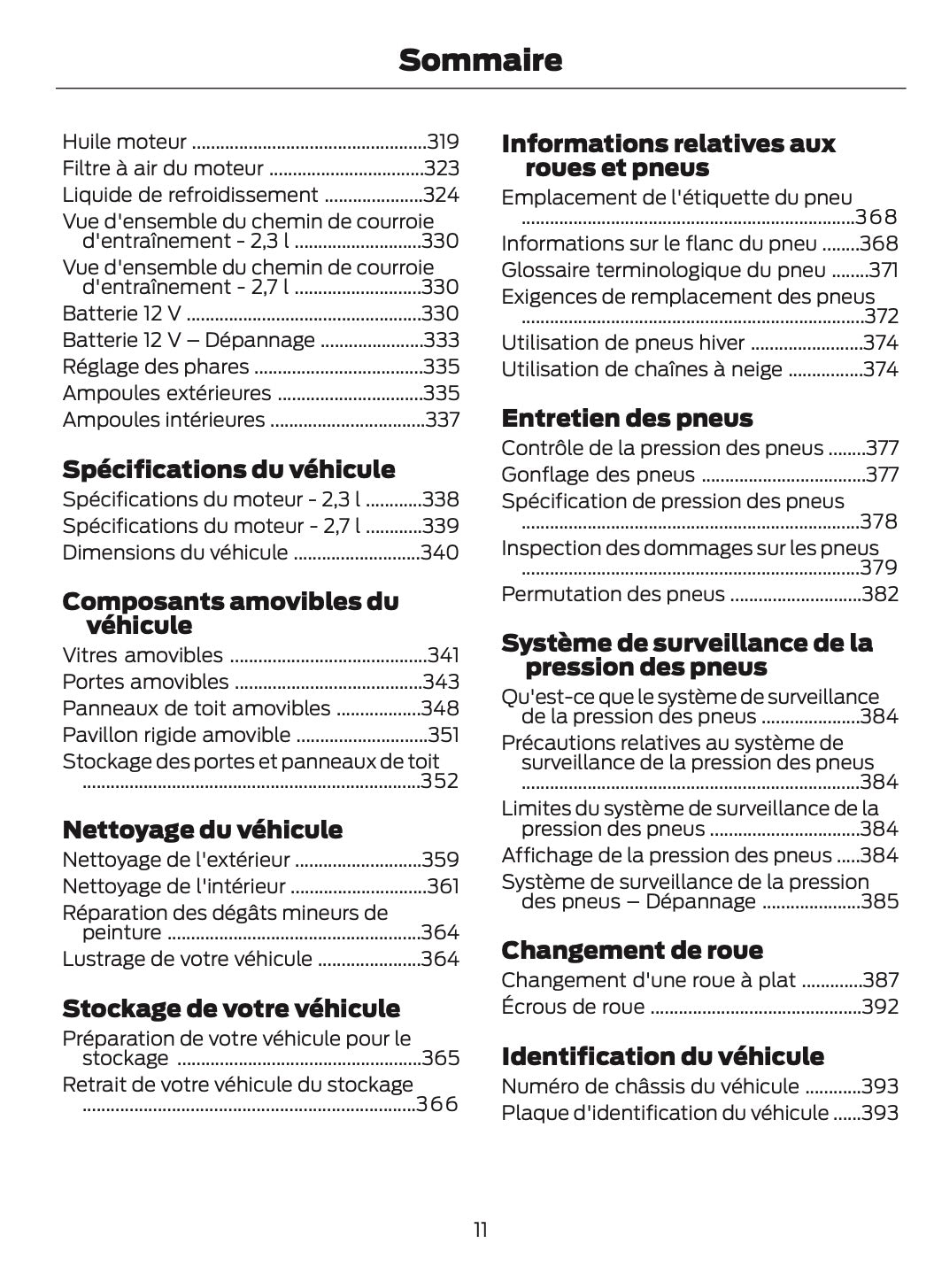 2024-2025 Ford Bronco Owner's Manual | French