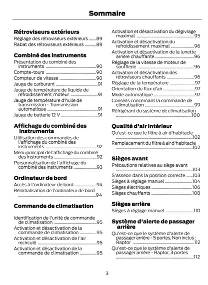 2024-2025 Ford Bronco Owner's Manual | French