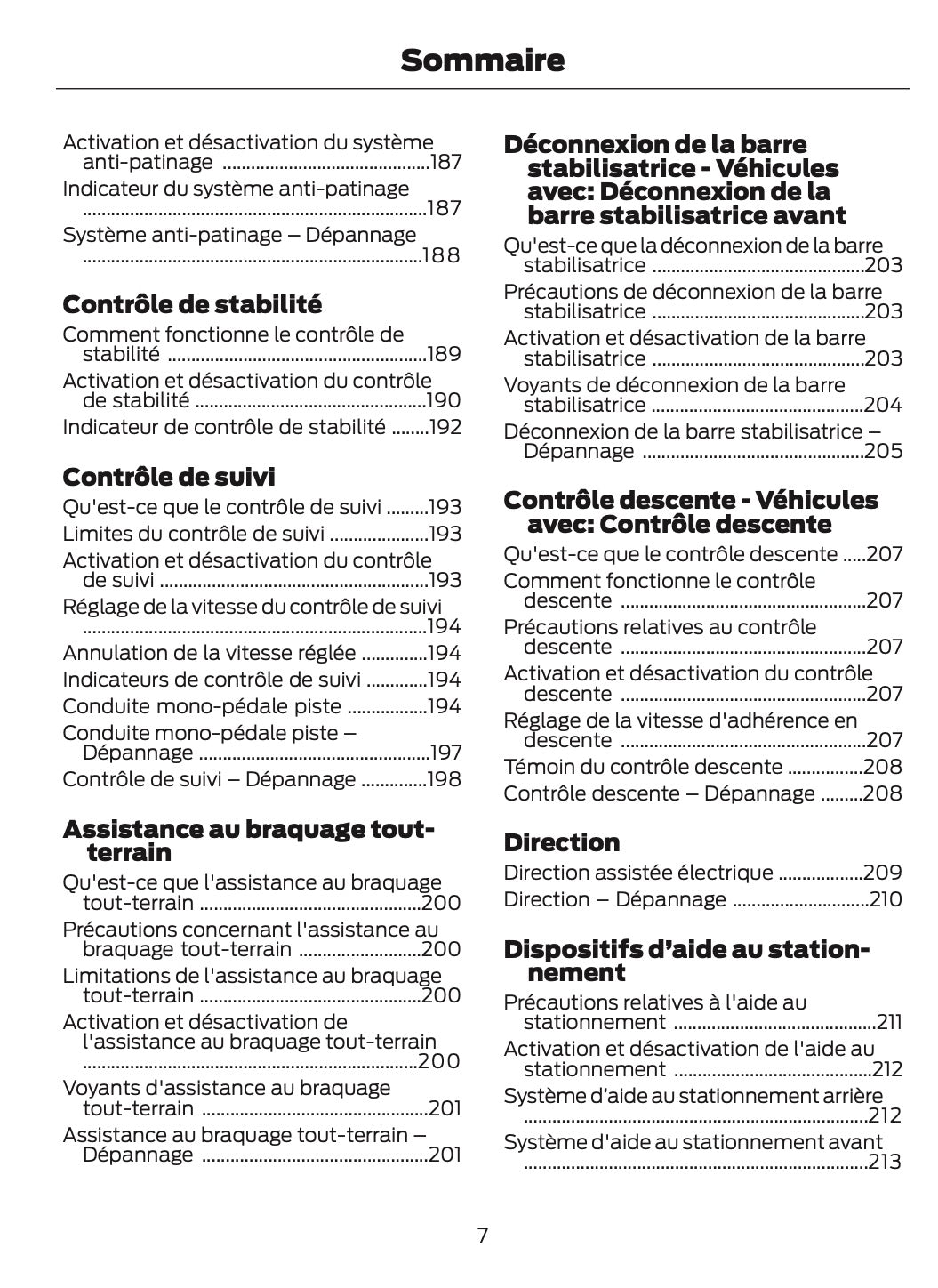 2024-2025 Ford Bronco Owner's Manual | French