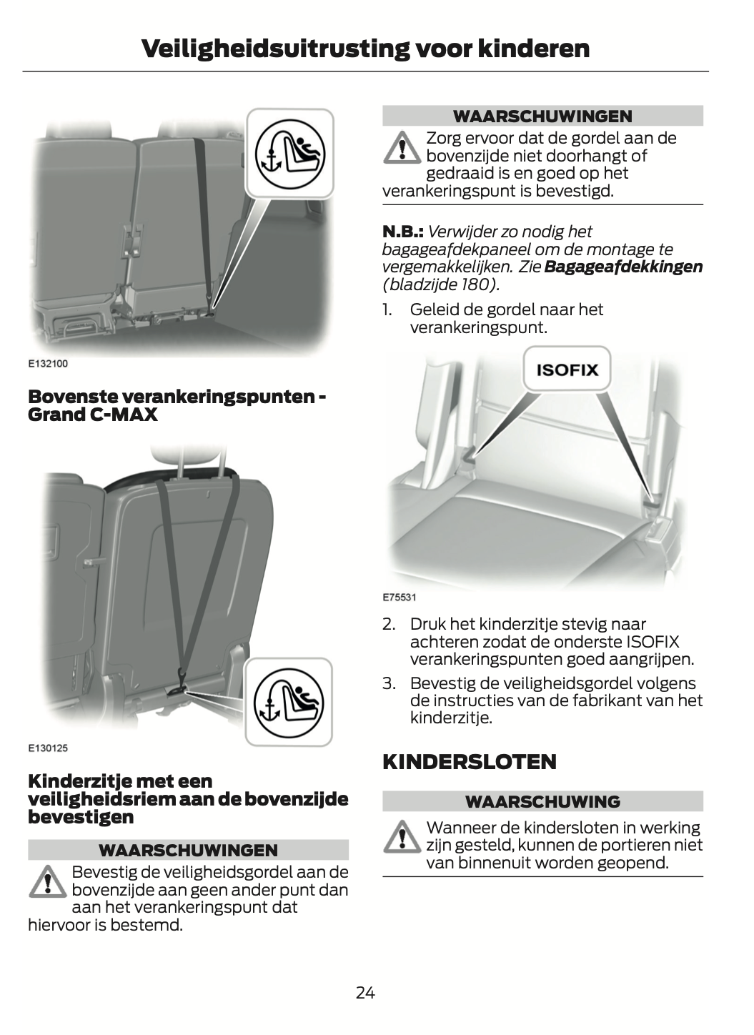 2012-2014 Ford C-Max Owner's Manual | Dutch