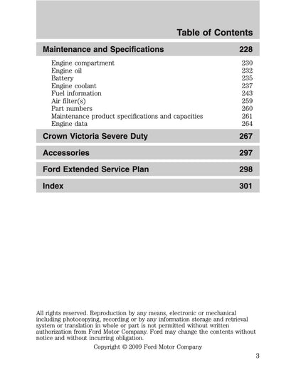 2010 Ford Crown Victoria/Mercury Grand Marquis Owner's Manual | English US