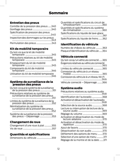 2024-2025 Ford Explorer Owner's Manual | French