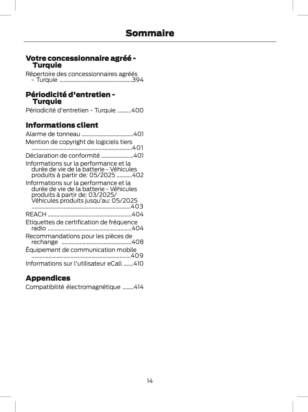 2024-2025 Ford Explorer Owner's Manual | French