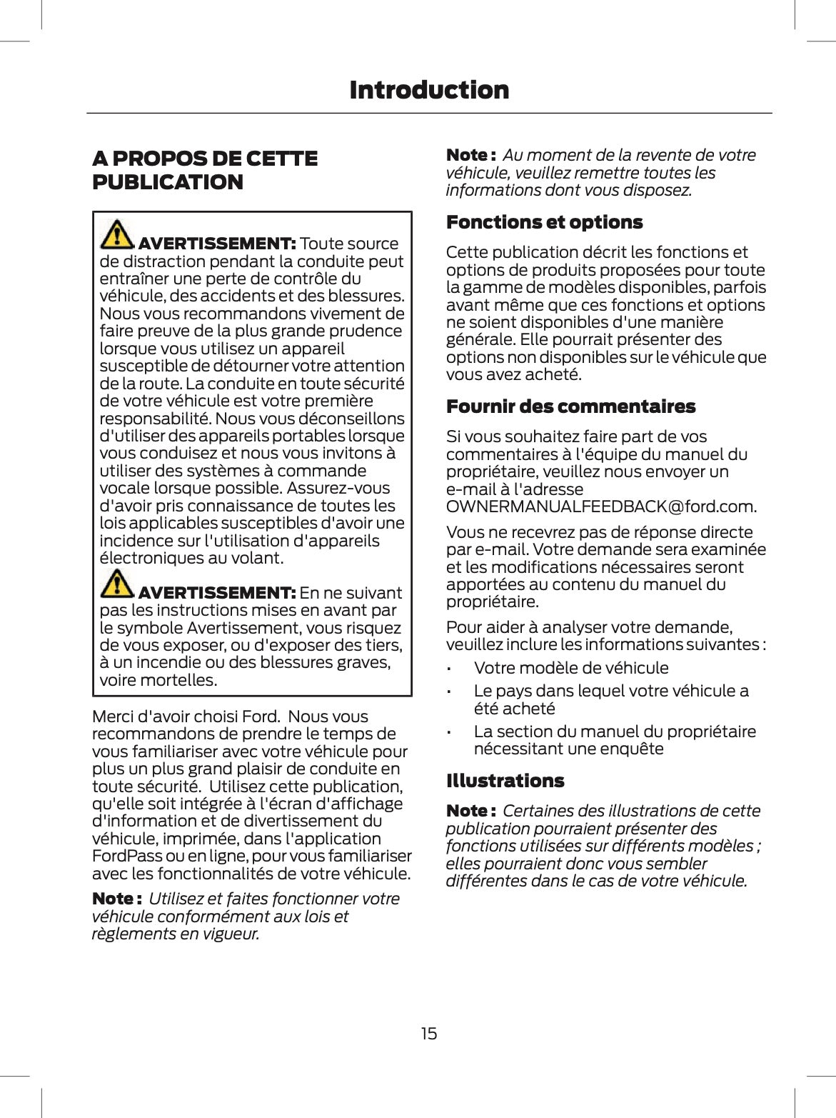 2024-2025 Ford Explorer Owner's Manual | French