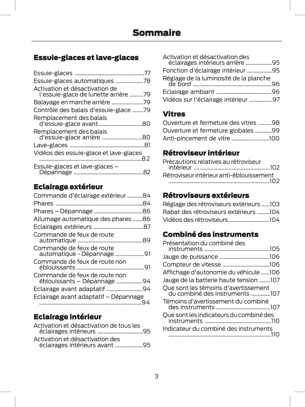 2024-2025 Ford Explorer Owner's Manual | French