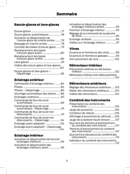 2024-2025 Ford Explorer Owner's Manual | French