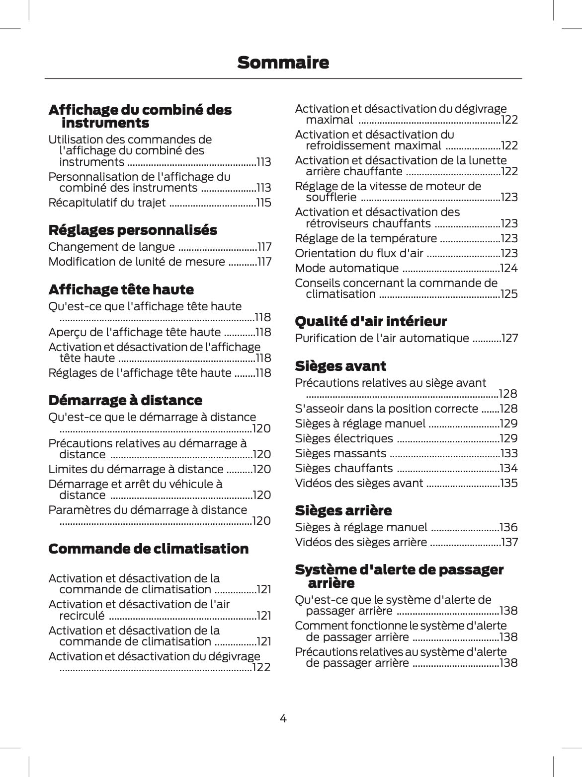 2024-2025 Ford Explorer Owner's Manual | French