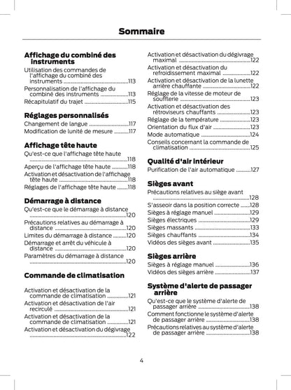 2024-2025 Ford Explorer Owner's Manual | French