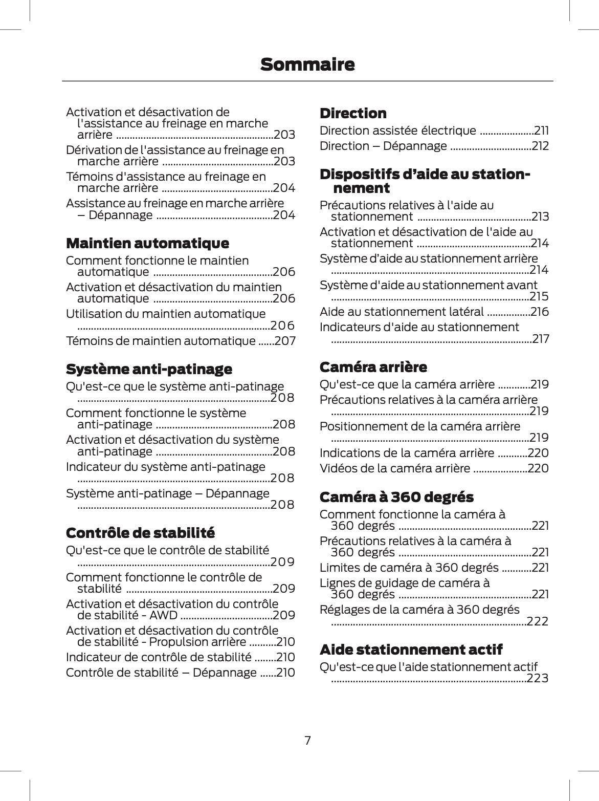2024-2025 Ford Explorer Owner's Manual | French