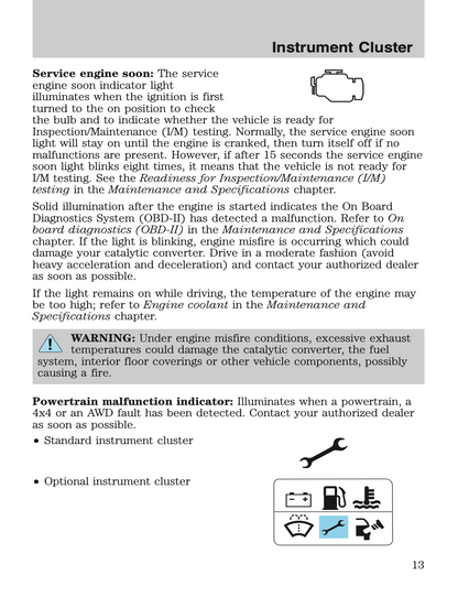 2010 Ford Explorer Sport Trac Owner's Manual | English