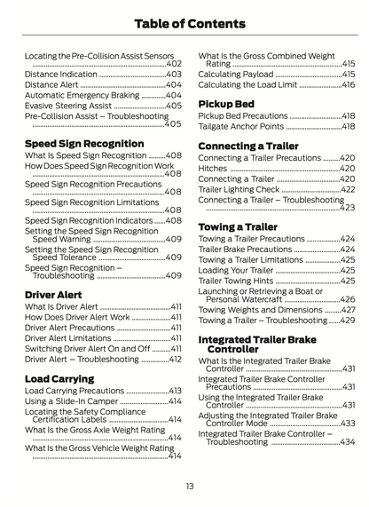 2024 Ford F-150 Owner's Manual | English