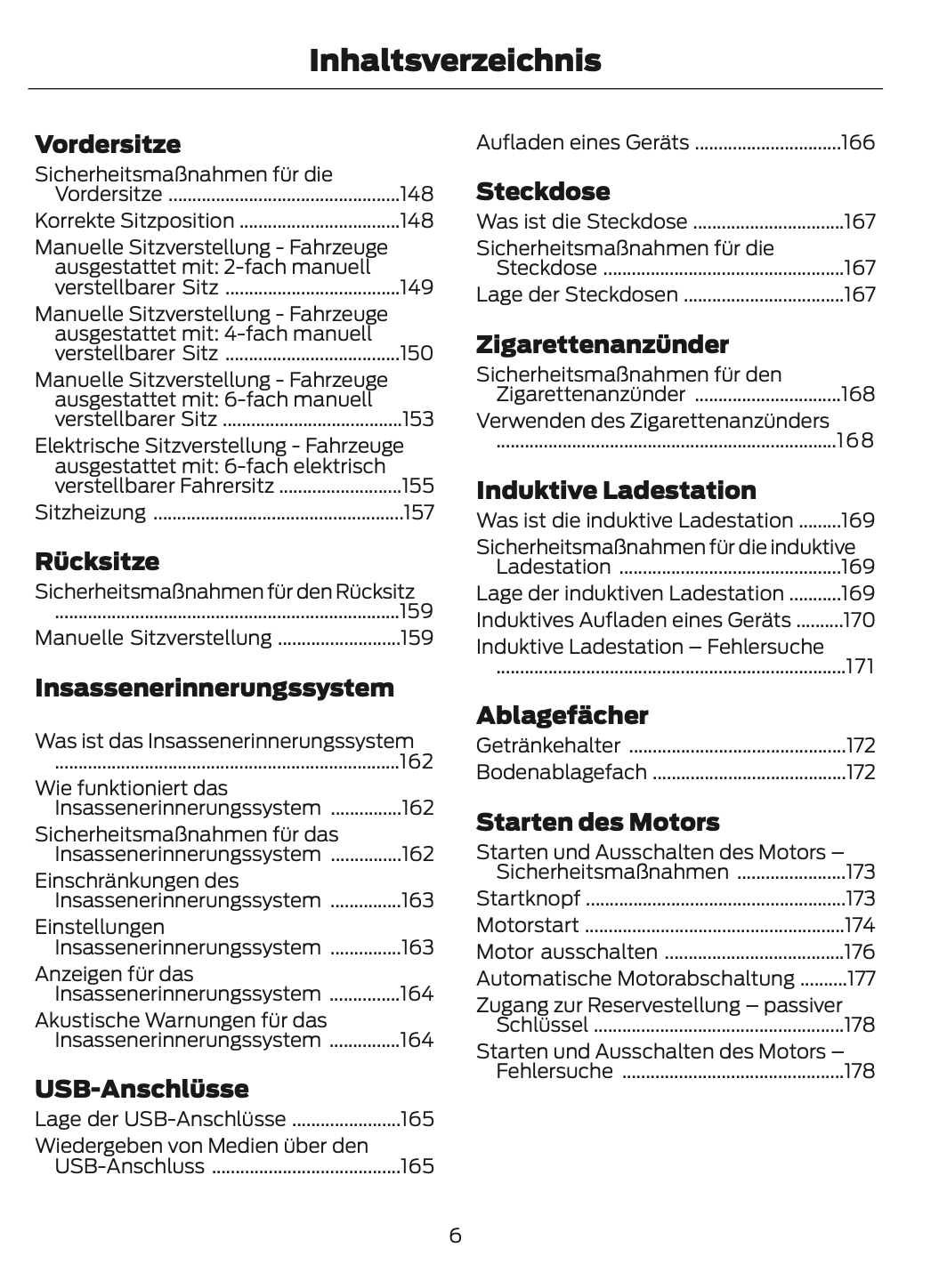 2024 Ford Focus Owner's Manual | German