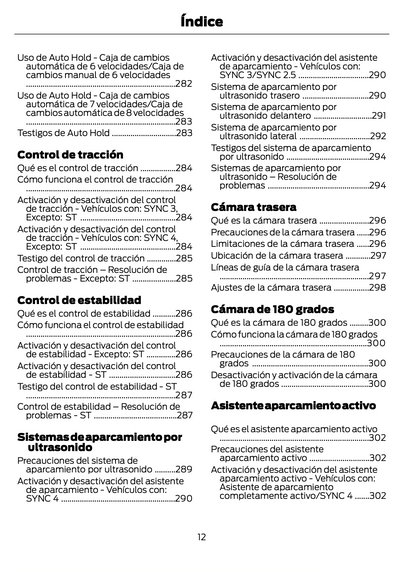 2023-2024 Ford Focus Owner's Manual | Spanish