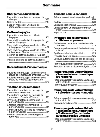 2023-2024 Ford Focus Owner's Manual | French