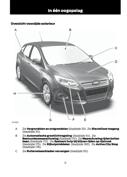 2013-2014 Ford Focus Gebruikershandleiding | Nederlands