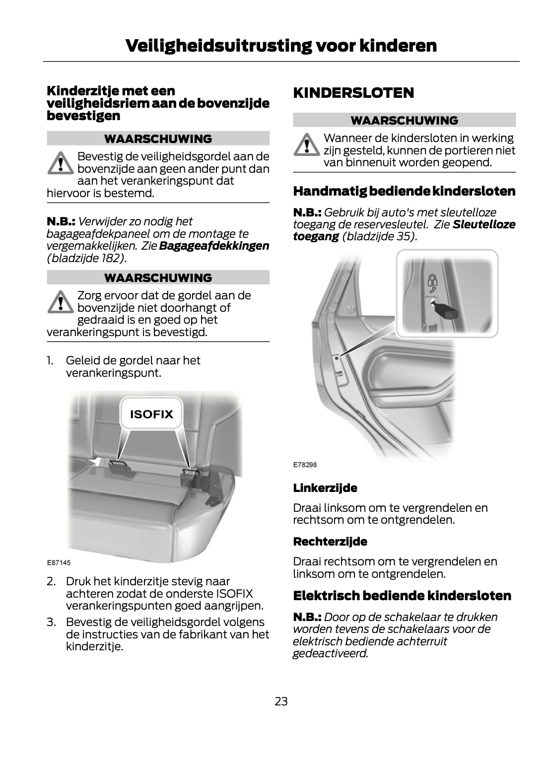 2013-2014 Ford Focus Owner's Manual | Dutch