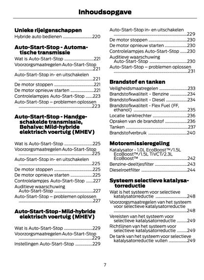 2021 Ford Focus Bedienungsanleitung | Niederländisch