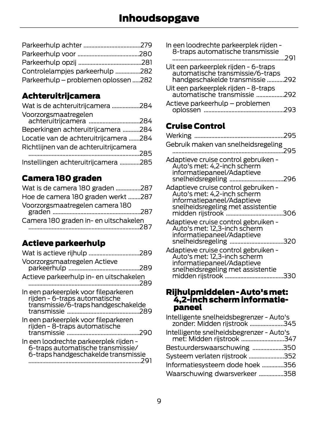 2021 Ford Focus Gebruikershandleiding | Nederlands