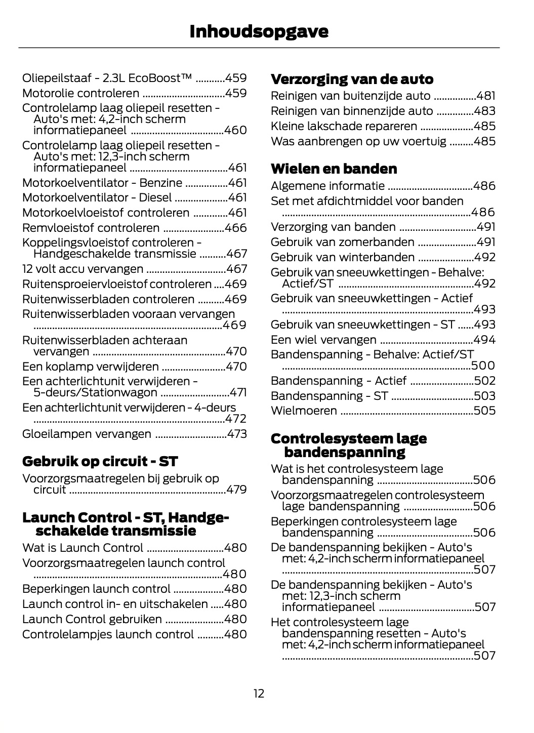 2021 Ford Focus Bedienungsanleitung | Niederländisch