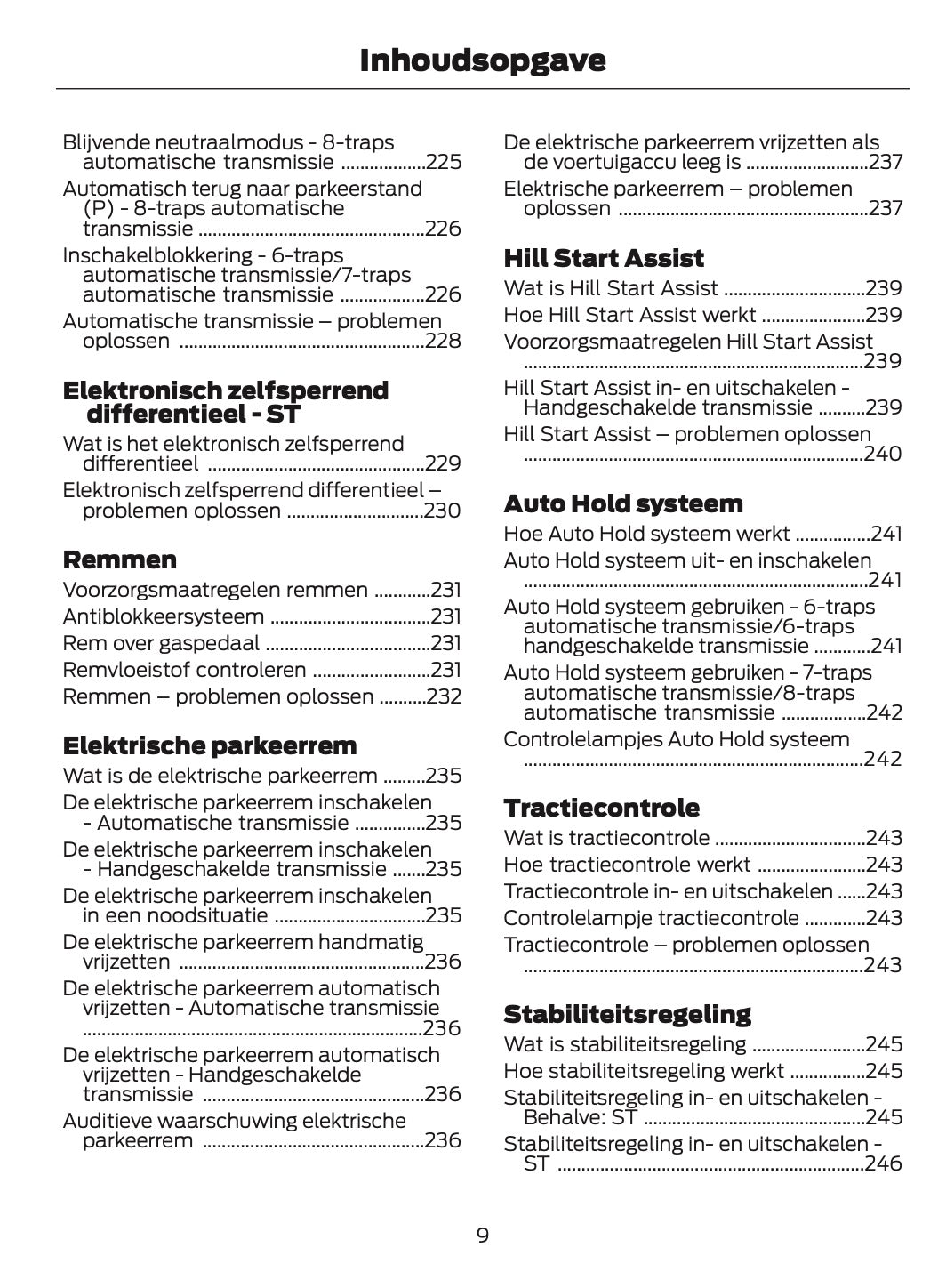 2024-2025 Ford Focus Gebruikershandleiding | Nederlands