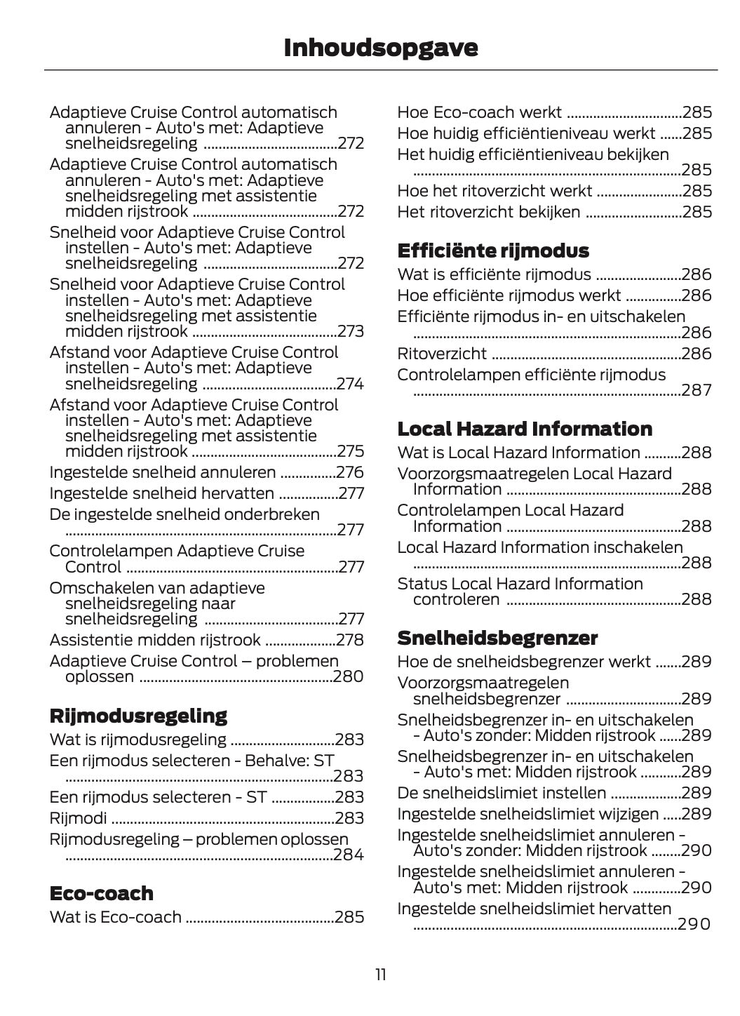 2024-2025 Ford Focus Gebruikershandleiding | Nederlands