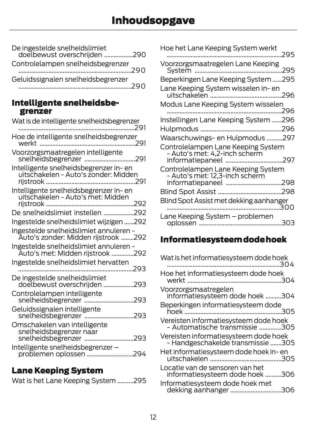 2024-2025 Ford Focus Gebruikershandleiding | Nederlands