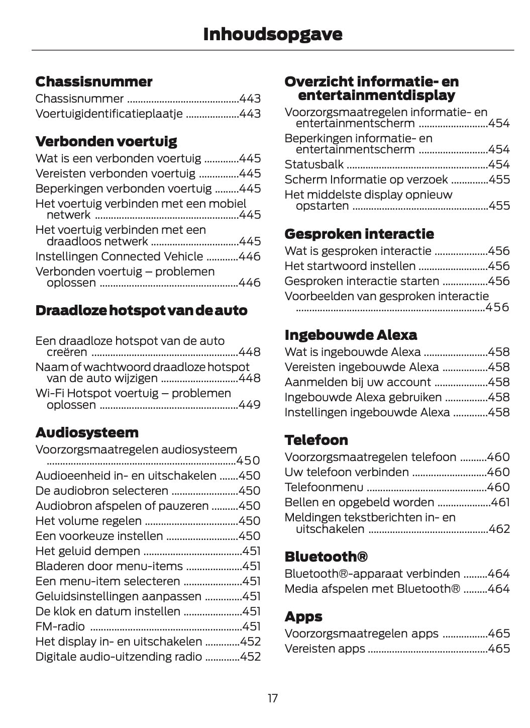 2024-2025 Ford Focus Gebruikershandleiding | Nederlands