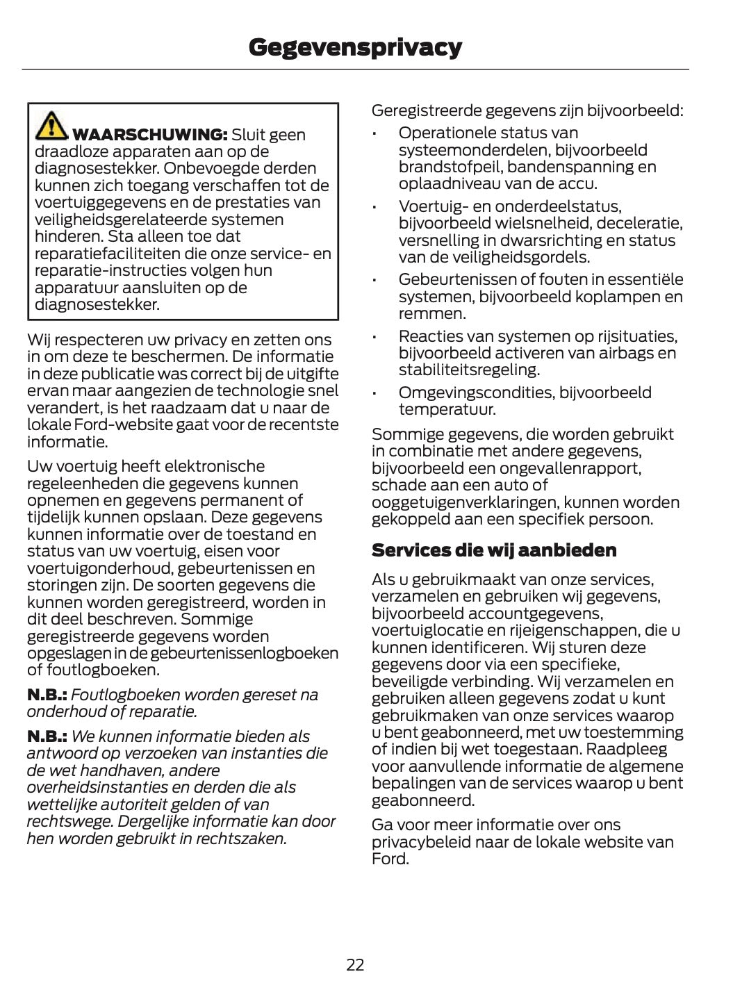 2024-2025 Ford Focus Gebruikershandleiding | Nederlands