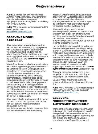 2024-2025 Ford Focus Gebruikershandleiding | Nederlands