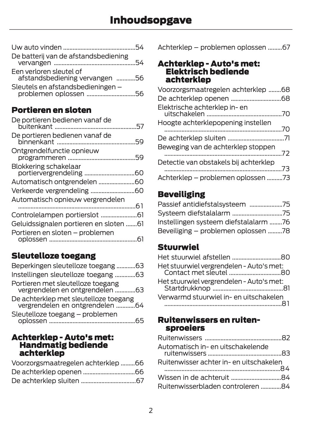 2024-2025 Ford Focus Gebruikershandleiding | Nederlands