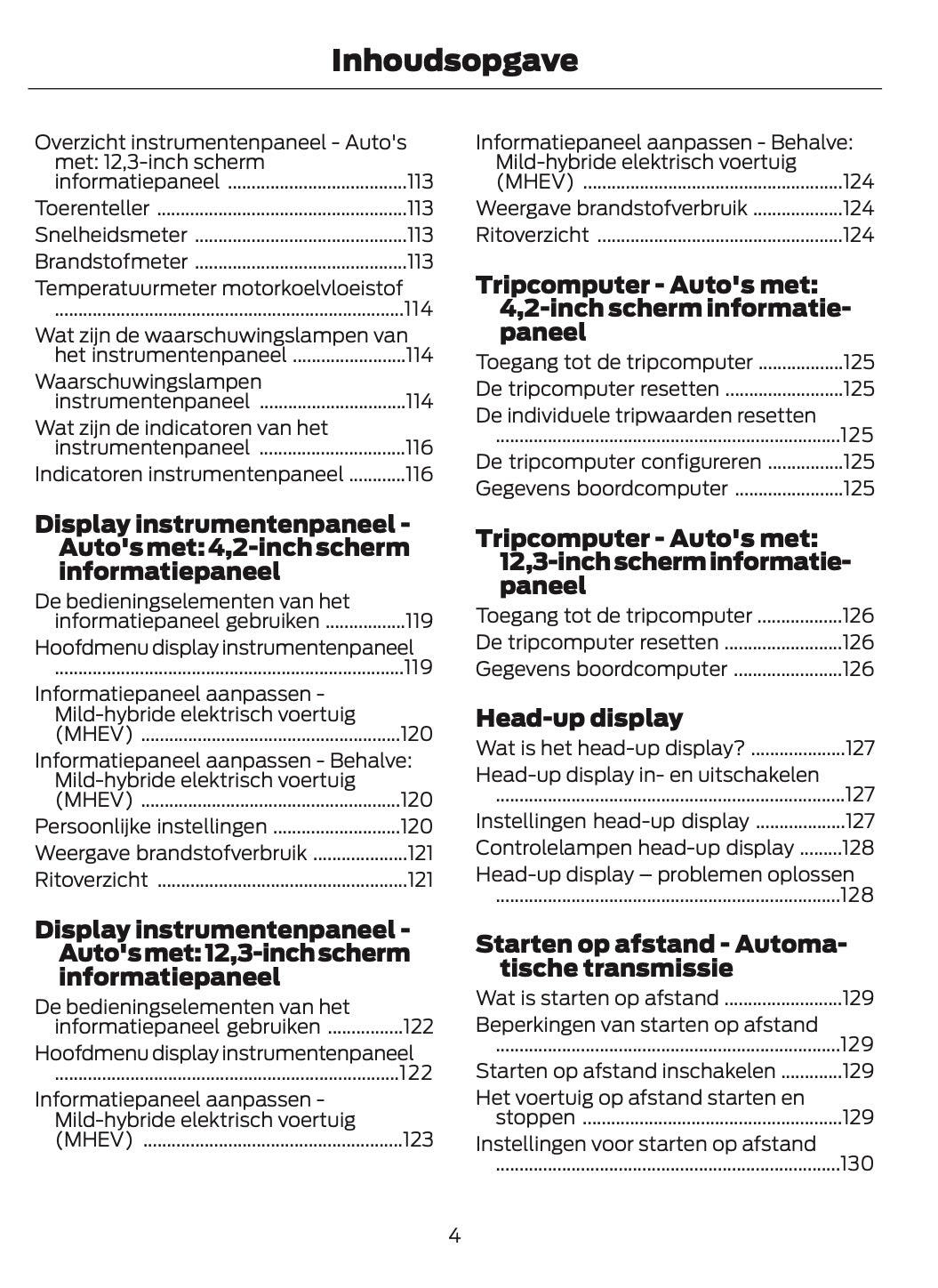2024-2025 Ford Focus Gebruikershandleiding | Nederlands