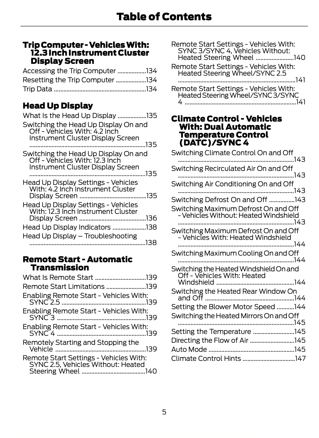 2023-2024 Ford Focus Owner's Manual | English